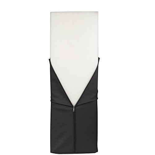 Master Massage - Almohada semiredonda (23 cm, tamaño grande), color negro