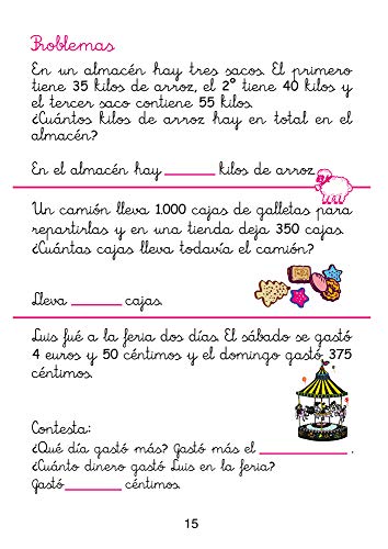 Matemáticas fáciles 7 / Editorial GEU / 3º Primaria / Mejora la resolución de ejercicios matemáticos / Recomendado como apoyo / Actividades sencillas (Niños de 8 a 9 años)