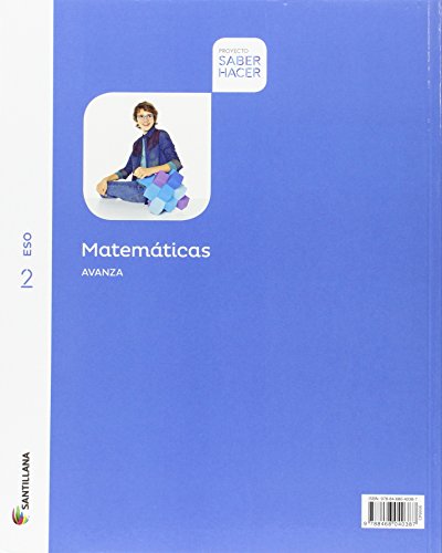 MATEMATICAS SERIE AVANZA 2 ESO SABER HACER - 9788468040387