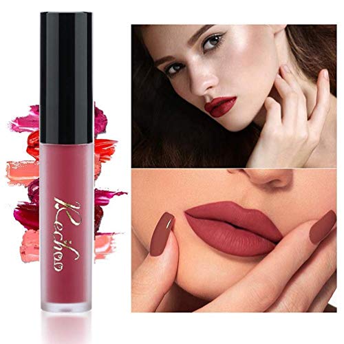 Matte Liquid Lipstick Set, 6 Pcs Superstay Mate Ink Waterproof Lip Gloss Beauty Lips Makeup Set (6 PCS NUDE)