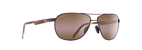 Maui Jim H728-01M Gafas, marron mate, 61/16/140 para Hombre