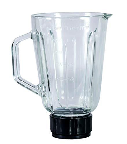 MAXELLPOWER BATIDORA DE Vaso ELECTRICA 600W Base Acero Inoxidable Jarra Cristal Calidad