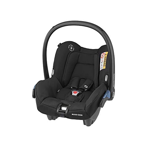 Maxi-Cosi Citi 8735672110 Silla Auto Grupo 0+, Silla coche bebé portátil, bebé recién nacido hasta 12 meses, color essential black