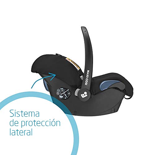 Maxi-Cosi Citi 8735672110 Silla Auto Grupo 0+, Silla coche bebé portátil, bebé recién nacido hasta 12 meses, color essential black