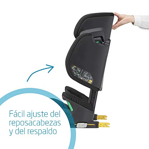 Maxi-Cosi Morion Silla auto Grupo 2/3 isofix I-Size, 15 - 36 kg, crece con el niño en altura desde 100 hasta 150 cm (3.5 - 12 años), color negro
