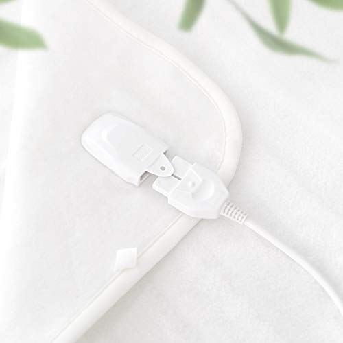 Maxkare Manta Electrica 160 x 140 cm, Calienta Camas,3 Niveles de Temperatura & Dual Controlador, Protección Contra Sobrecalentamiento, Lavar a Máquina