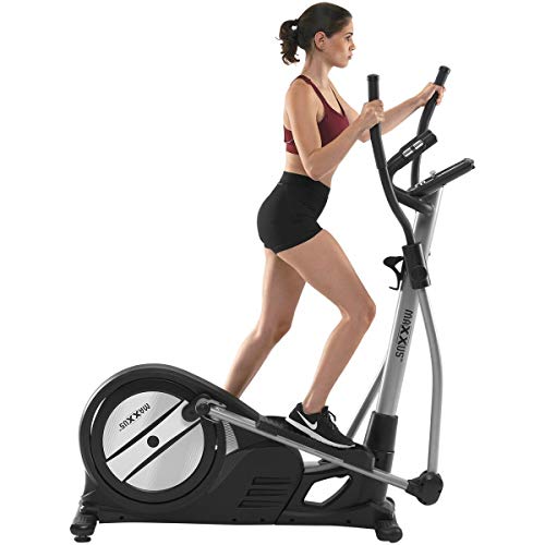 Maxxus Crosstrainer CX 3.0 - Bicicleta elíptica silenciosa que ocupa poco espacio, control Bluetooth. 26 kg de masa oscilante para entrenamiento en casa