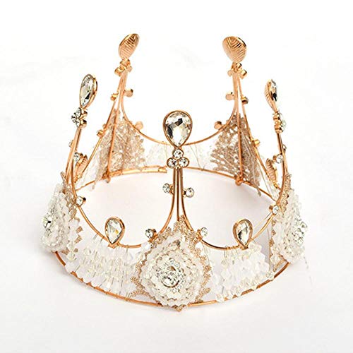 Mayanyan Princess Crown Headband Moda Zircon Alloy Crown Accesorios para el Cabello Novia Boda Headwear 18 años de Edad Diadema para Adultos Regalos