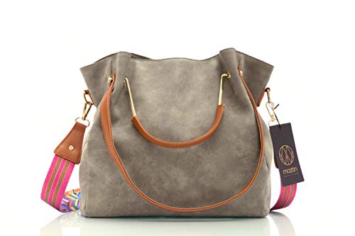 MAZTIN bolsos mujer bandolera hombro y mano marca siéntete única y elegante muy moderno para vestir ir de viaje fiesta o paseo colores que conjuntan con todo, ropa vaquero,muy originales para coofit