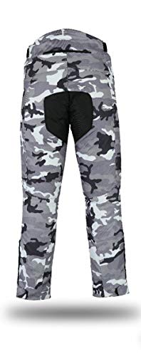 MBSmoto MP-51 - Pantalón para motorista (impermeable, resistente al viento, tejido cordura)