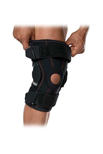 Mcdavid 422 Rodillera, Unisex Adulto, Negro/Gris, L