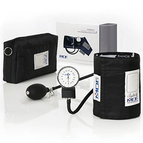MDF® Calibra® Esfigmomanómetro aneroide Calibra - Monitor de presión arterial - Negro (NoirNoir) - (MDF808M-11)