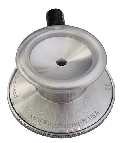 MDF Instruments Dual Head MDF74711, Estetoscopio Ligero de Doble Cabeza, Negro (Black)