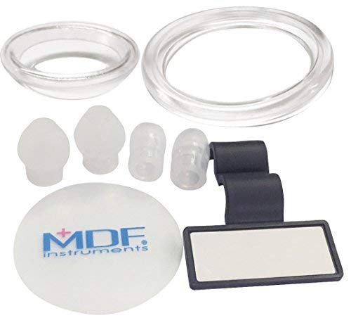 MDF Instruments Dual Head MDF74711, Estetoscopio Ligero de Doble Cabeza, Negro (Black)