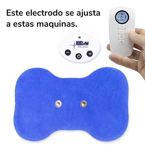 Med-Fit Wireless Butterfly Autoadhesivo de electrodos de respaldo de uso con el TENS indoloro (3 Pack) Apto Para Todos Los Modelos De Maquinas De Tens Inalambricas Med-Fit