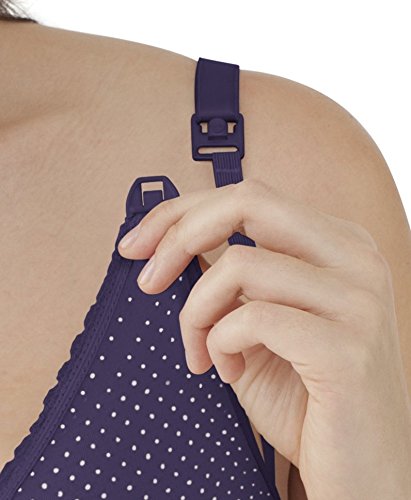 Medela Confetti Nursing Bra Sujetador, Plum, 85B para Mujer