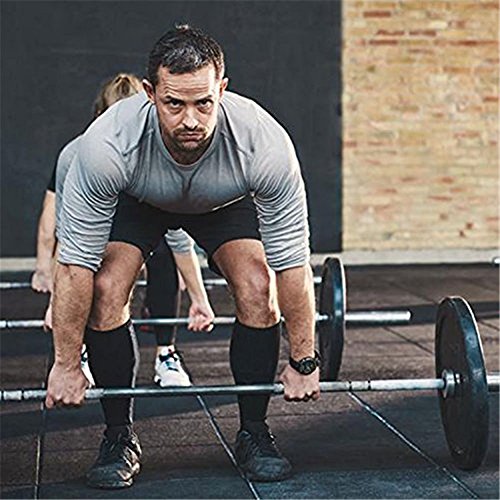 Medias de Compresión 3 Par Calcetines de Compresión para Hombres y Mujeres│Varices│Running│Padel│Viajar en Avión│Recuperación Muscular│Reduce Fatiga│Mejorar circulación Sanguínea