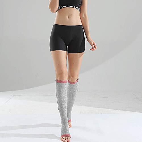 Medias de compresión Haude con cremallera de nailon para la pierna y la rodilla, soporte abierto para prevenir las venas varicosas, calcetines elásticos (color) XXL