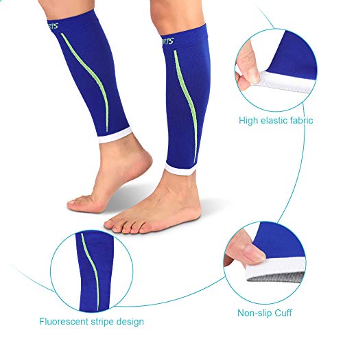 Medias de Compresión Running, Calcetines de Compresión para Hombre y Mujer, 20 mmHg-25 mmHg, Aumentar la Circulación Sanguínea, Mejorar el Rendimiento