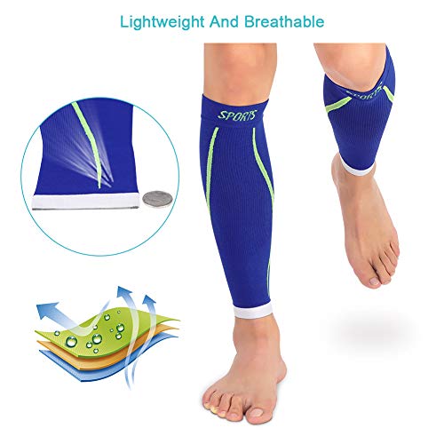 Medias de Compresión Running, Calcetines de Compresión para Hombre y Mujer, 20 mmHg-25 mmHg, Aumentar la Circulación Sanguínea, Mejorar el Rendimiento