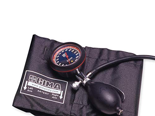 Medidor de presión arterial de Londres, esfigmomanómetro profesional, puño negro