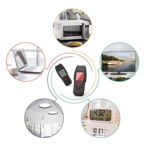 Medidor EMF, Meterk Handheld Mini Digital LCD EMF Detector de Radiación de Campo Electromagnético Dosímetro Tester Counter