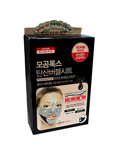 Mediheal Mogongtox Soda Bubble Masks Packs Facial Skin Care 10 Sheets by Mediheal