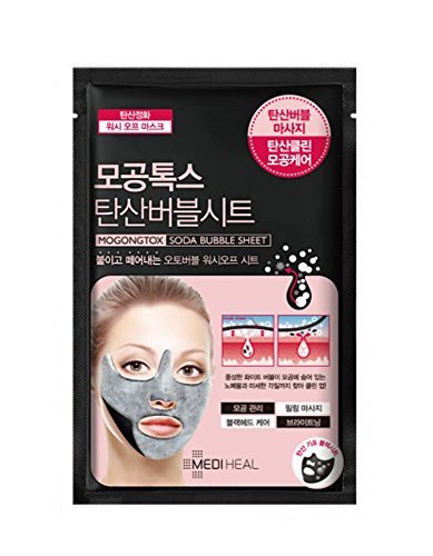 Mediheal Mogongtox Soda Bubble Masks Packs Facial Skin Care 10 Sheets by Mediheal