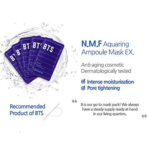 Mediheal X BTS mascarilla facial hoja especial Set Hidratante Cuidado de la humedad, K-Beauty