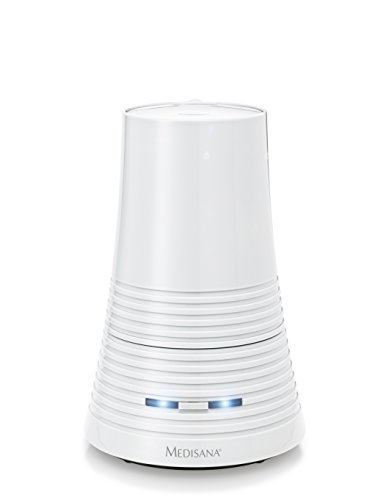 Medisana AH 662 Humidificador ultrasónico, purificador de aire para dormitorio y sala de estar, nebulizador con compartimento de aromas contra el aire seco, 4,5 litros