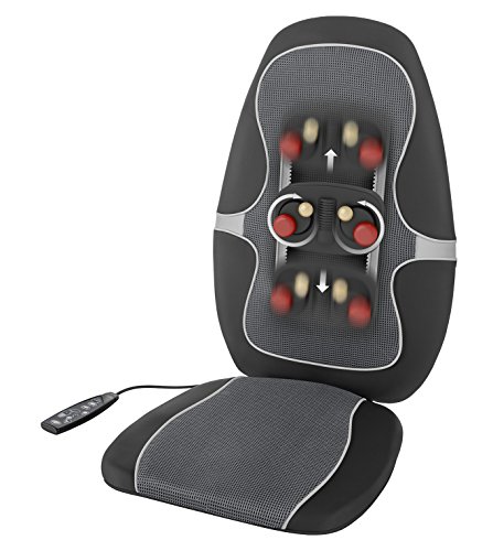 Medisana Masajeador con 4 Cabezales de Masaje Giratorio y Diferentes Niveles de Intensidad, Gris Oscuro, 3 Unidades