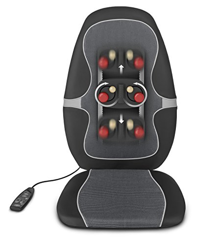 Medisana Masajeador con 4 Cabezales de Masaje Giratorio y Diferentes Niveles de Intensidad, Gris Oscuro, 3 Unidades