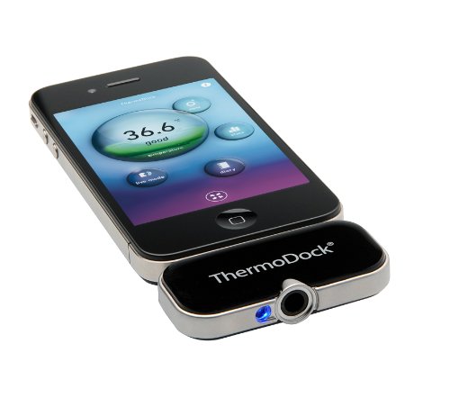 Medisana ThermoDock - Termómetro por infrarrojos para iPhone, iPod Touch o iPad
