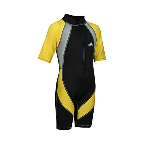 MedusaABCZeus Bikini parte de abajo, de secado rápido, traje de baño de una sola pieza, cálido y protector solar, bañador de playa, amarillo, XXL