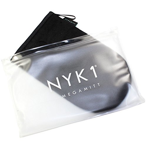 MegaMitt de NYK1 - Guante Para AutoBronceador de Doble Cara (Negra) Manopla Para Aplicación de Crema Auto Bronceadora, Acabado sin Rayas Para Usar con Mousse, Loción, Crema o Líquido