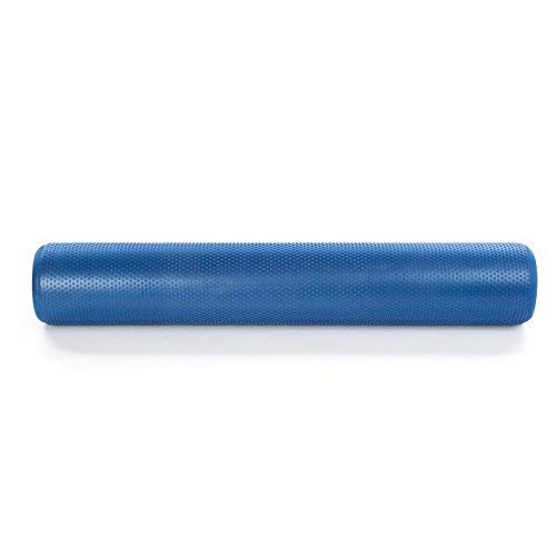 MEGLIO Rodillo de Masaje de Alta Densidad (90cm). Ideal para Masajes y Liberación Miofascial Fitness, Yoga, Pilates. Color Azul con guía de Ejercicio Gratis