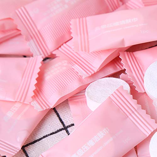 Mein HERZ 150 pcs Toalla comprimida, Toalla de Viaje, Toalla mágica, Toallas comprimidas mágicas, Facial Exterior Viajes Salud Deporte Toalla mágica Belleza Herramienta cosmética