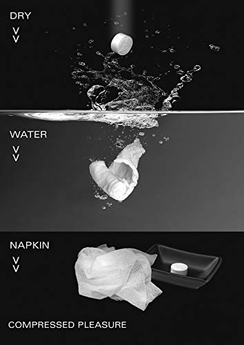 Mein HERZ 150 pcs Toalla comprimida, Toalla de Viaje, Toalla mágica, Toallas comprimidas mágicas, Facial Exterior Viajes Salud Deporte Toalla mágica Belleza Herramienta cosmética