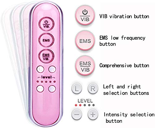 Mejora De Leche Eléctrico Massager Del Pecho Del Instrumento Con Gel Patch, 5 Marchas, Wireless.