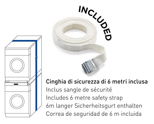 Meliconi Torre Pro pieza y accesorio de lavadoras Kit de superposición 1 pieza(s) - Piezas y accesorios de lavadoras (Kit de superposición, Universal, 1 pieza(s), 600 mm, 550 mm, 80 mm)