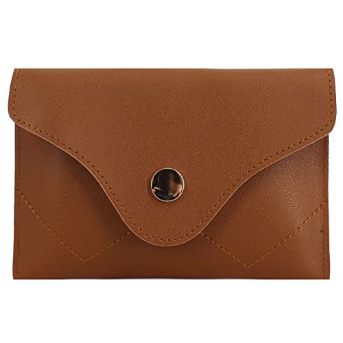 Meliya - Riñonera de piel sintética para mujer, marrón claro (Marrón) - bb-02763-01YA