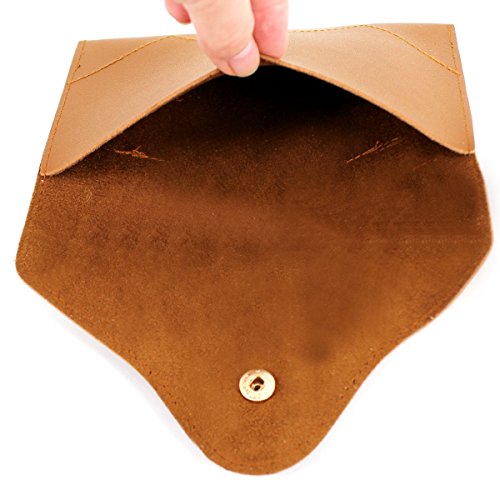 Meliya - Riñonera de piel sintética para mujer, marrón claro (Marrón) - bb-02763-01YA