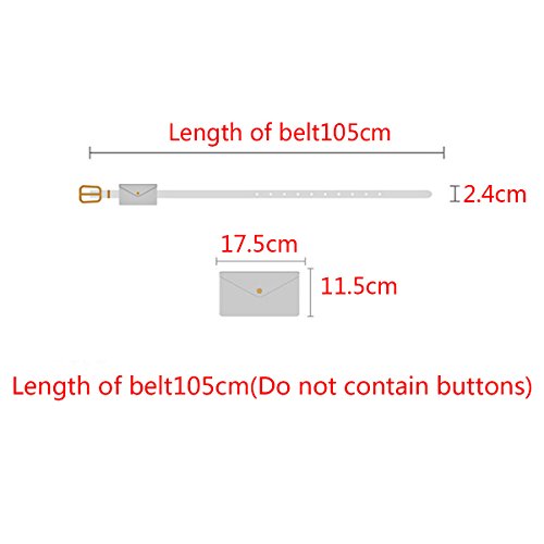 Meliya - Riñonera de piel sintética para mujer, marrón claro (Marrón) - bb-02763-01YA