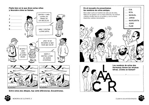 Memoria de elefante: Cuaderno para Tercero De Primaria: Juegos para 7 y 8 años: tercero de primaria - Cuadernillo de actividades: 3 (Cuaderno de actividades)