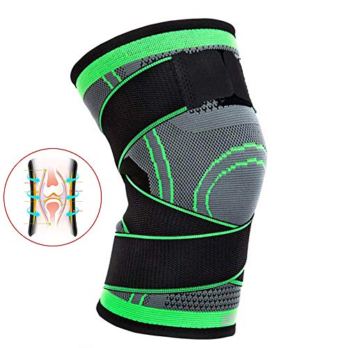 Memories, Rodillera Menisco y Ligamentos, Deportiva Rotuliana, Elástica, Tubular, Antideslizante y Transpirable, Cómoda para Hombre y Mujer. (L)