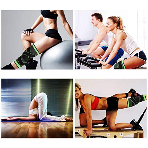 Memories, Rodillera Menisco y Ligamentos, Deportiva Rotuliana, Elástica, Tubular, Antideslizante y Transpirable, Cómoda para Hombre y Mujer. (M)