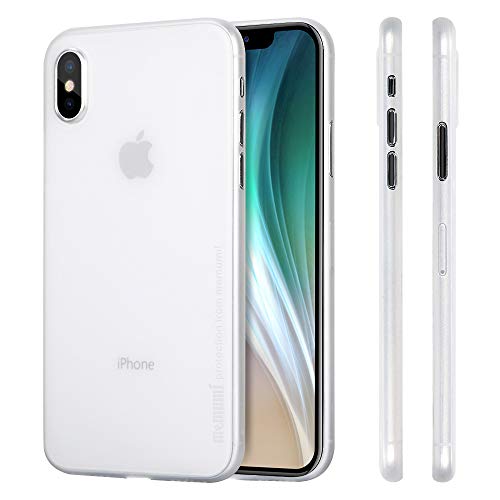 memumi Funda para iPhone X, Ultra Slim Anti-Rasguño y Resistente Huellas Dactilares Totalmente Protectora Caso de Plástico Duro Cover Case Compatible con iPhoneX [Slim Series]