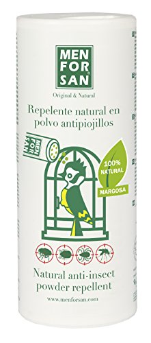 MENFORSAN Repelente Natural en Polvo Antipiojillos con Margosa - Pájaros 250 Grs