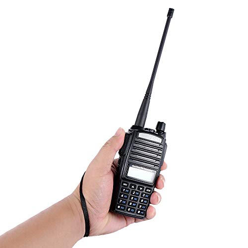 Mengshen Walkie Talkie UV-82 Two Way Radio Tiene Capacidad Más Potente Que Otros Dual-Band 136-174/400-520 MHz FM Ham Radio Transceptor Interphone Rango Largo + Dual PTT Auricular, BF UV 82