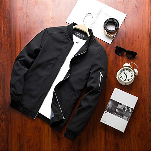 Men's Bomber Zipper Jacket Male Casual Streetwear Hip Hop Pilot Coat Men,TA214 Khaki 6XL